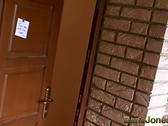 Big boobs blonde Milf takes big package from stud