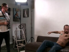 ExtraBigDicks Camera Guy Stuffed by Suspended Model