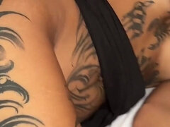 Inked Brunette Demon Flor Getting Her Pussy Drilled by Maximo Garcia