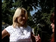 Enthousiasteling, Blond, Bruinharig, Vrouw, Duits, Lesbisch, Kut duiken, Ouderwets