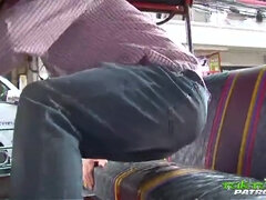 Asiatisch, Grosser schwanz, Blasen, Braunhaarige, Besamung, Muschi, Thai, Titten