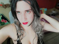 Peitos grandes, Coleção, Europeu, Hermafrodita andrógina, Vagabunda, Solo chão, Tetas, Uniforme