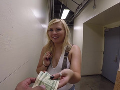 Ερασιτέχνης, Μεγάλος κώλος, Ξανθιά, Συνελήφθη, Σκληρό, Εκτός, Δημόσιο, Ρουφώντας