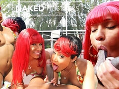 Zwart, Pijpbeurt, Zwart, Hd, Orgie, Feest, Biljart, Zuigen