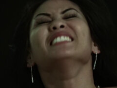 Grote mammen, Pijpbeurt, Bruinharig, Hondjeshouding, Sperma in gezicht, Hd, Likken, Kut duiken