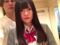 * Full Appearance [convulsive Climax Uniform Girl] A Uniform Girl Who Is Still In School. A Large A