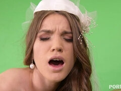 Kont, Pijpbeurt, Bruinharig, Hakken, Ondergoed, Natuurlijke tieten, Geschoren, Tieten likken