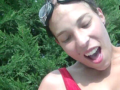 Bikini, Ungherese, Ragazza, Sott'acqua