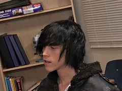 Emo twink Tyler Bolt gets anal fucked by gay teacher Nate Kennedy