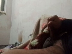 Enthousiasteling, Sperma shot, Indisch, Masturbatie, Alleen