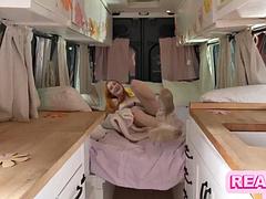 Naughty Naturist Scarlet Skies Fucks Stepbro Camper Van Style by Nubiles Porn: Porn