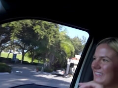Sexy 20 Year Old Blonde Cheats On Her Boyfriend In Parking Lot - Lacy Tate Tt S1e18