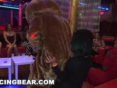 DANCING BEAR - Big Dick Studs Sling Dick In Strip Club During CFNM Party