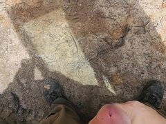 素人, アメリカ人, イく瞬間, オナニー, アウトドア, 一人