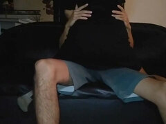 Amatör, Stor stjärt, Avsugning, Par, Creampie, Flickvän, Hemmagjord, Latina