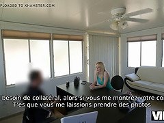 Alli Rae lends her tight pussy to a lucky dude for a POV blowjob and handjob