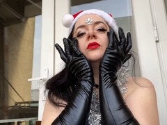 Dominante vrouw, Vriendin, Huisgemaakt, Latex, Masseren, Masturbatie, Realiteit, Roken
