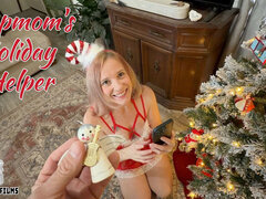 Stepmom’s Holiday Helper - Jane Cane, Shiny Cock Films