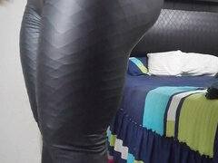 큰 엉덩이, 집에서 만든, 팬티호스, 혼자