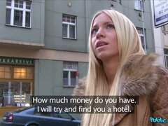 Blonde Lost In Prague Finds Herself Sucking On Stranger's Cock