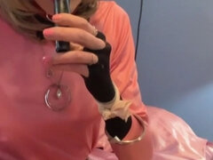 Amatør, Ældre kvinde, Mager, Solo