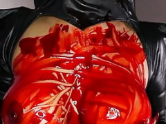 Halloween bloody tease with Priya Rai