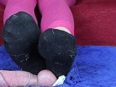 Amatéři, Asijské, Pár, Fetiš, Fetiš nohou, Footjob, Ponožky