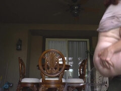 big natural titty redhead with braces fucks until cumming