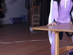 18, Aasialainen, Ruskeahiuksinen, Pienikokoinen, Pillu, Laiha, Tissit