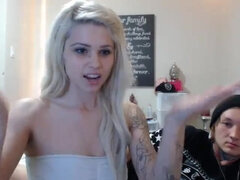 Leie, Blondine, Selbstgemacht, Zierlich, Jungendliche (18+), Titten