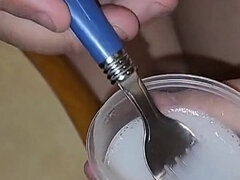 I Love to Accumulate Many Cumshots From My Man, to Cook It and Eat It