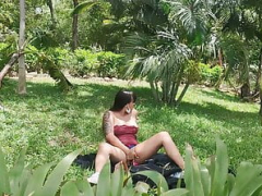 Anal, Británico, Morena, Pajear, Al aire libre