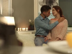 Surovtceva Anna has anal on her bedside with her boyfriend