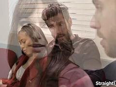 Grosser schwanz, Blasen, Betrug, Hardcore, Masturbation, Milf, Rasiert, Titten