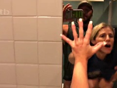 The boss visits the sexy nurse in the hospital bathroom