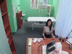 Porn actress playing in hospital