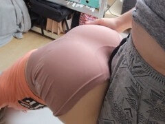 Asshole closeup, climax, fingering pussy