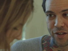 Amerikansk, Brunett, Snopp, Slick, Fitta, Tatuering, Tonåring, Tuttar