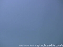 Amatør, Blond, Utendørs, Offentlig, Tynn, Student, Tenåring