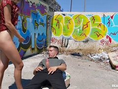 フェラチオ, バック, ドレス, 手コキする, アウトドア, ハメ撮り