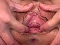 Lustful tart Claudia Self Fisting kinky solo