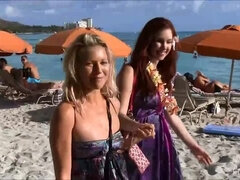 Waikiki Exposure: Melody and Lena's Lesbian Encounter