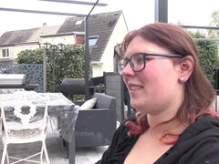 Amatör, Baben, Stora tuttar, Avsugning, Rödhårig, Trekant