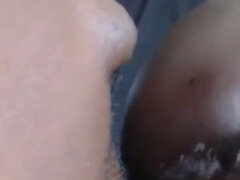 18, Afrikansk, Rumpe, Stor rumpe, Stor klitt, Svart, Søt, Fitte