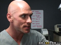 Naughty nurse (Dani Daniels) gets pounded in her unshaved cunny - brazzers