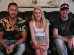 Hussie Auditions:18 YO Sexy Blonde Parker Banks in First and Only Sex Scene