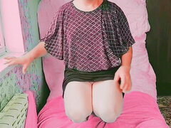 Enthousiasteling, Compilatie, Ladyboy, Masturbatie, Alleen