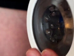 (4k) Massage Gun Edging Turned Cum Load Explosion