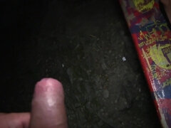 Avsugning, Fångad, Snopp, Ansiktsbehandling, Pengar, Utomhus, Trosor, Pov