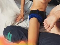 Enthousiasteling, Bondage discipline sadomasochisme, Voeten, Dominante vrouw, Meesteres, Orgasme, Prostaat, Slaaf